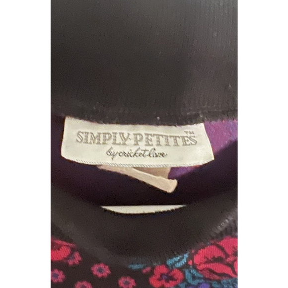 🛍️3 for $20🛍️ Vintage Cricket Lane Simply Petites Sweater Womens Medium Mockneck - Picture 4 of 4